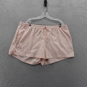 Papinelle Pink Organic‎ Cotton Lounge Sleep Pajama Shorts Women XL NEW